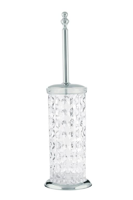 Плитка Boheme Brillante Ершик BRILLANTE напольный хром/прозрачный  поверхность глянец