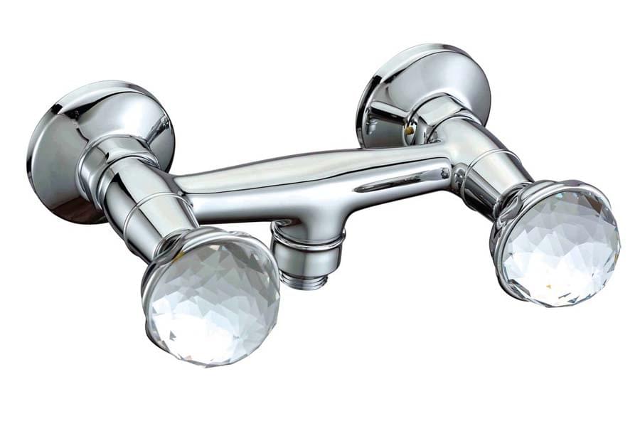 Плитка Boheme Brillante Смеситель BRILLANTE PRESENTE для душа хром  поверхность глянец