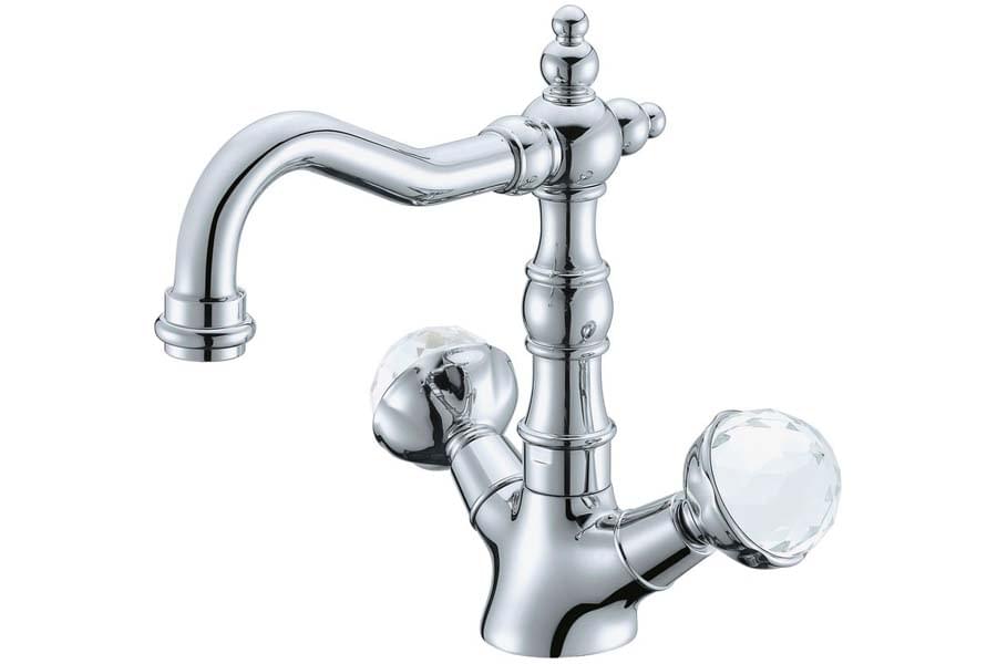 Плитка Boheme Brillante Смеситель BRILLANTE PRESENTE для раковины высокий хром  поверхность глянец