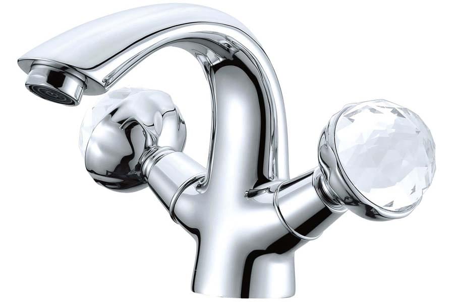 Плитка Boheme Brillante Смеситель BRILLANTE PRESENTE для раковины хром  поверхность глянец