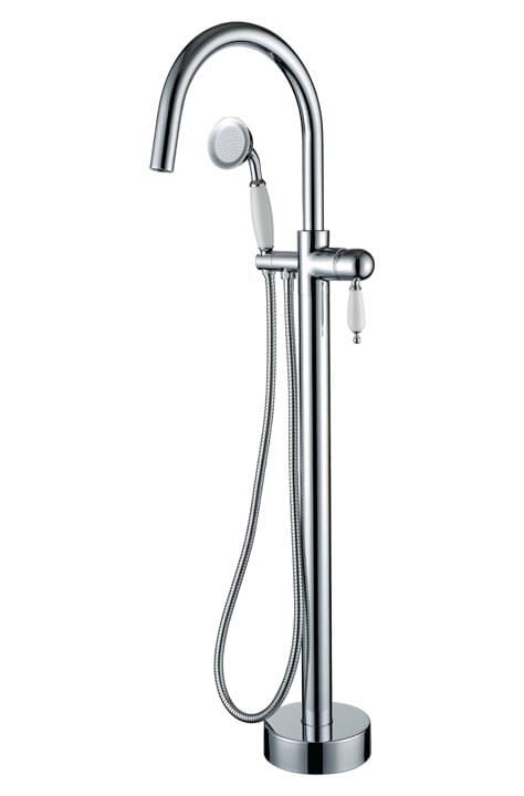 Плитка Boheme Brillante Смеситель BRILLANTE для ванны напольный хром  поверхность глянец