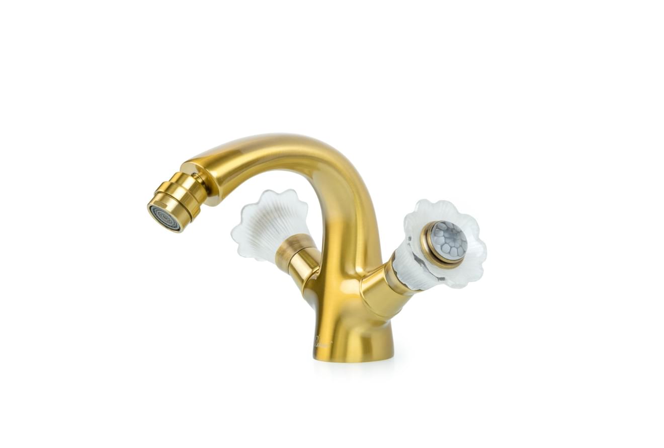 Плитка Boheme Camelia Смеситель CAMELIA для биде бронза  поверхность глянец