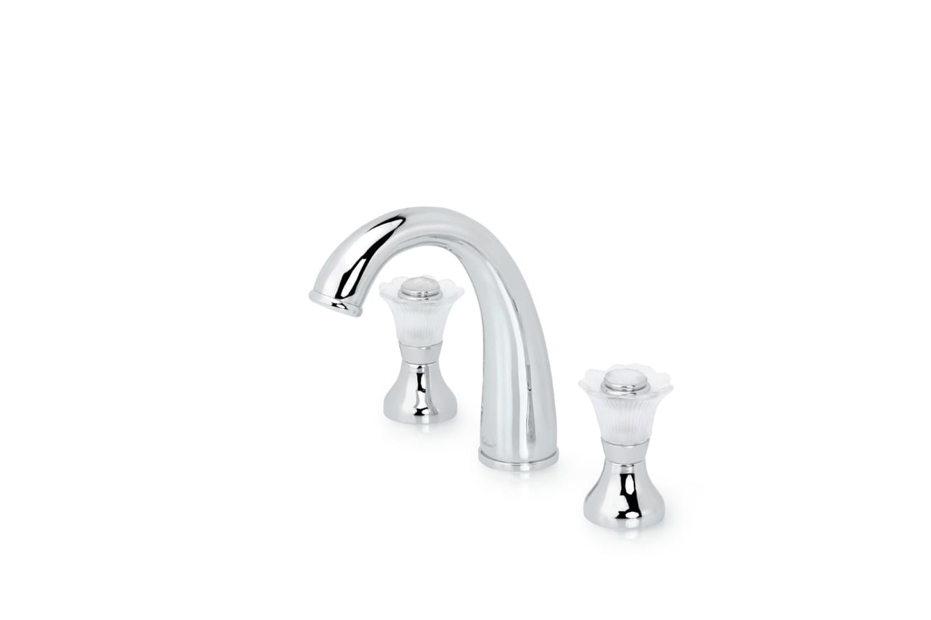 Плитка Boheme Camelia Смеситель CAMELIA для раковины на 3 отверстия хром  поверхность глянец