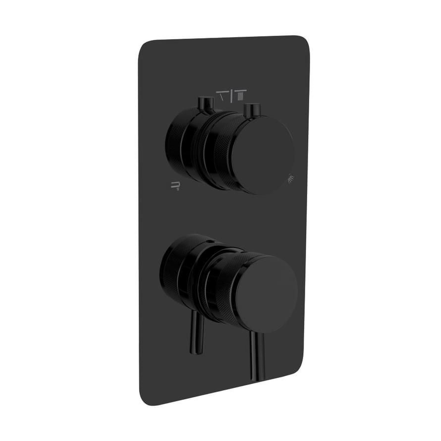 Плитка Boheme Cell Смеситель CELL для душа встроенный трехпозиционный оружейная сталь  поверхность глянец