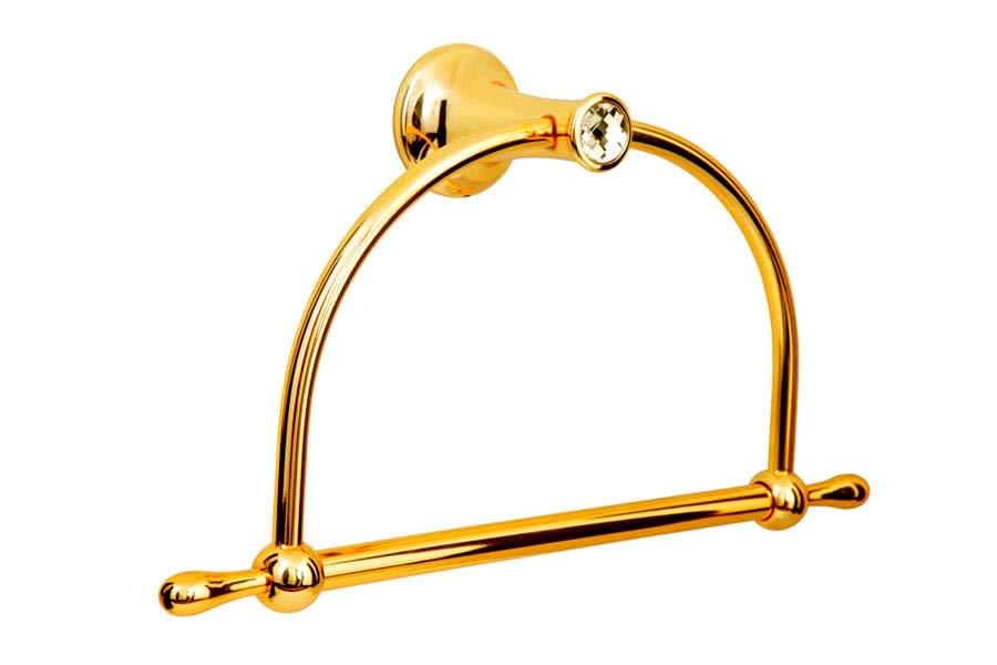 Плитка Boheme Chiaro Держатель CHIARO для полотенца кольцо золото  поверхность глянец