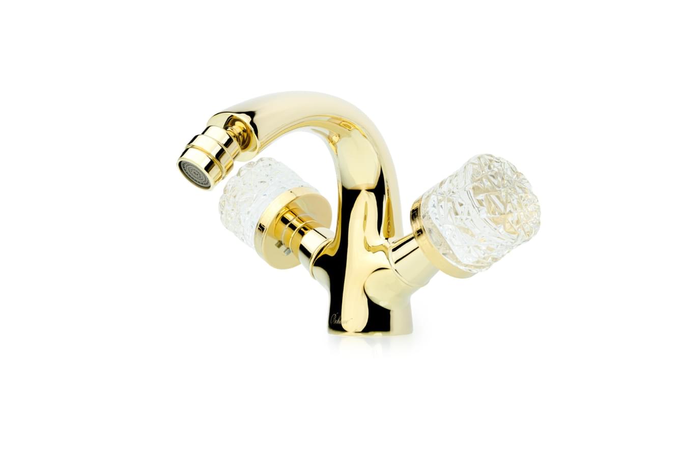 Плитка Boheme Crystal Смеситель CRISTAL для биде золото  поверхность глянец