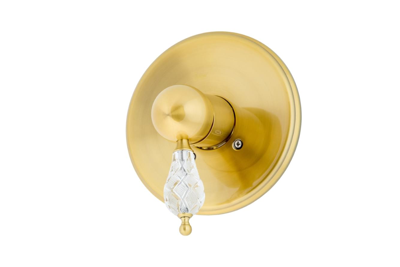 Плитка Boheme Crystal Смеситель CRISTAL для душа встроенный бронза  поверхность глянец