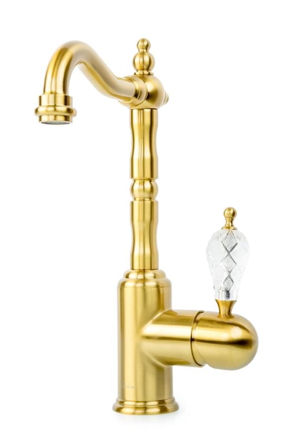 Плитка Boheme Crystal Смеситель CRISTAL для раковины высокий бронза  поверхность глянец