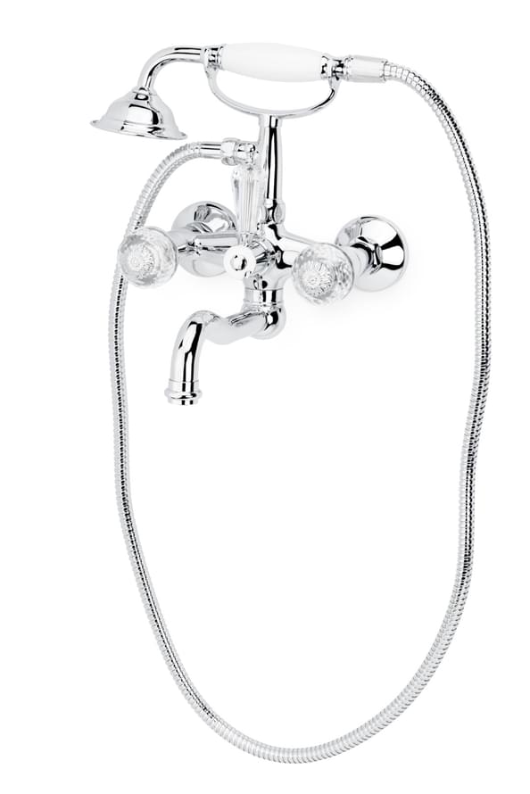 Плитка Boheme Flora Смеситель FLORA для ванны хром  поверхность глянец