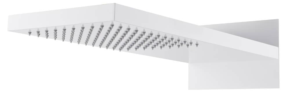 Плитка Boheme Fusion Верхний душ FUSION белый матовый  поверхность матовая