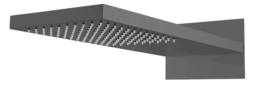 Плитка Boheme Fusion Верхний душ FUSION оружейная сталь  поверхность глянец