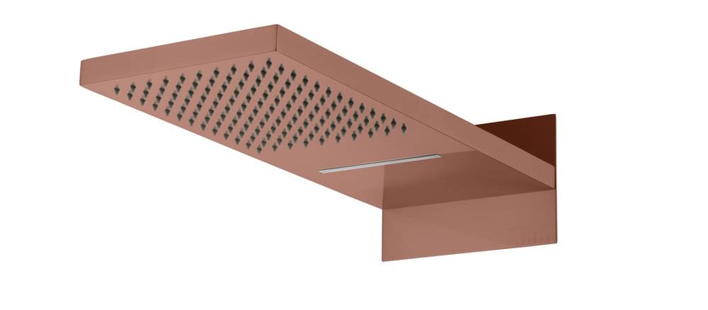 Плитка Boheme Fusion Верхний душ FUSION с каскадом бронза  поверхность брашированная