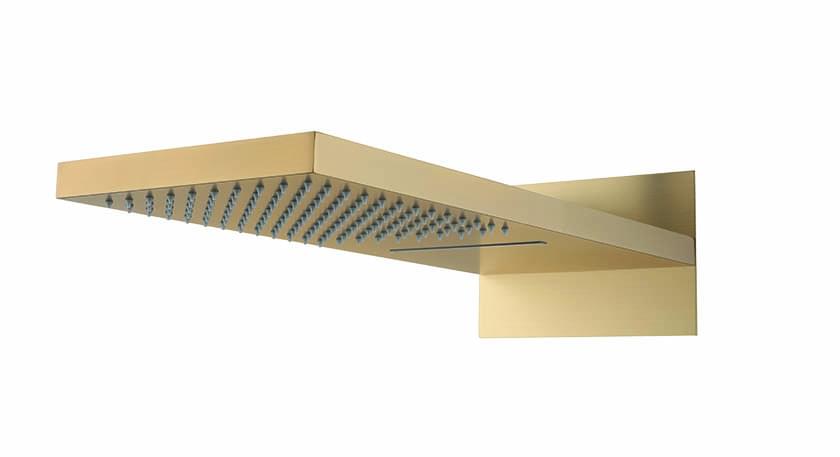 Плитка Boheme Fusion Верхний душ FUSION с каскадом золото брашированное  поверхность брашированная