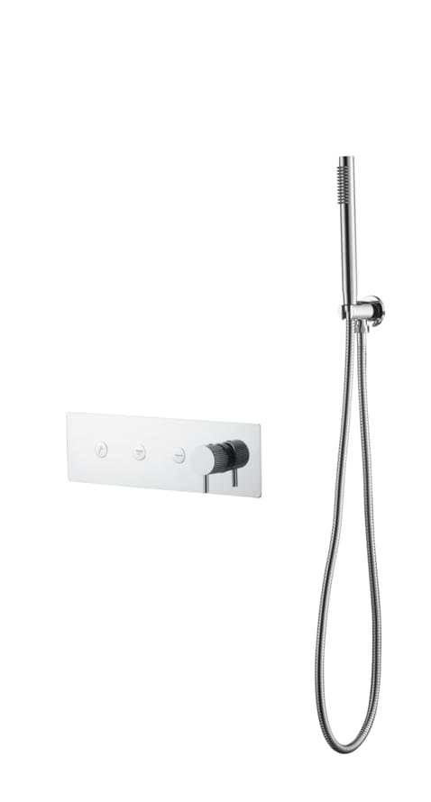 Плитка Boheme Fusion Смеситель FUSION для душа встроенный с лейкой хром  поверхность глянец