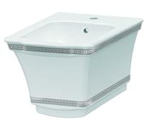 Плитка Boheme Hermitage Биде HERMITAGE подвесное белый/хром поверхность глянец