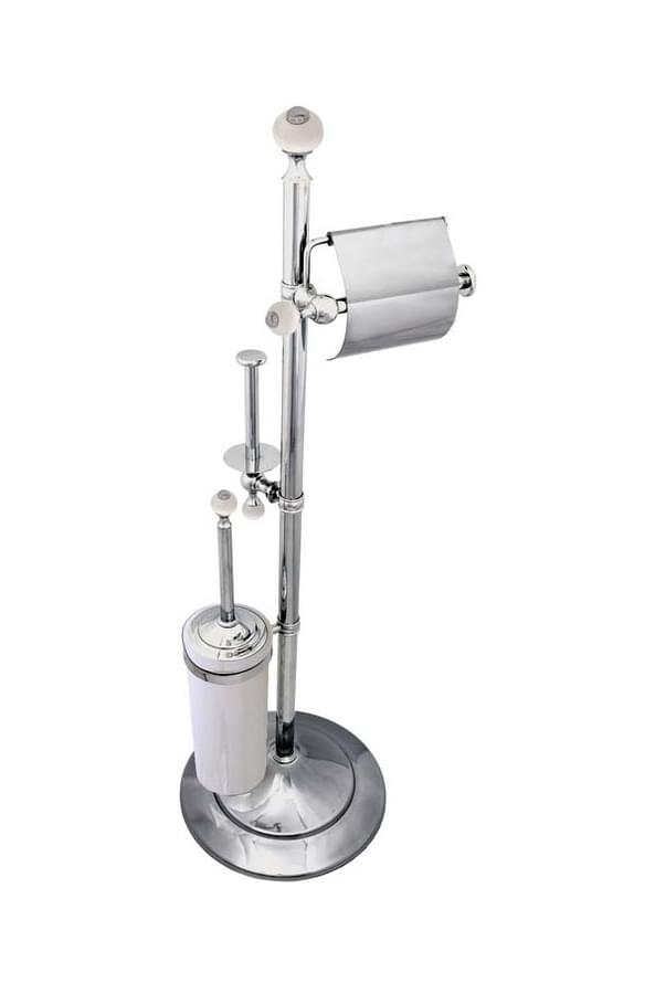 Плитка Boheme Hermitage Стойка HERMITAGE напольная хром  поверхность глянец