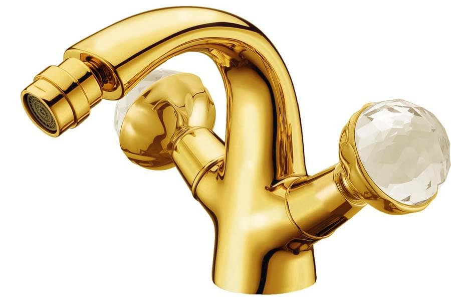 Плитка Boheme Imperiale Смеситель IMPERIALE PRESENTE для биде золото  поверхность глянец