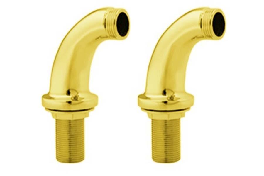 Плитка Boheme Imperiale Уголки IMPERIALE для смесителя на борт ванны золото  поверхность глянец