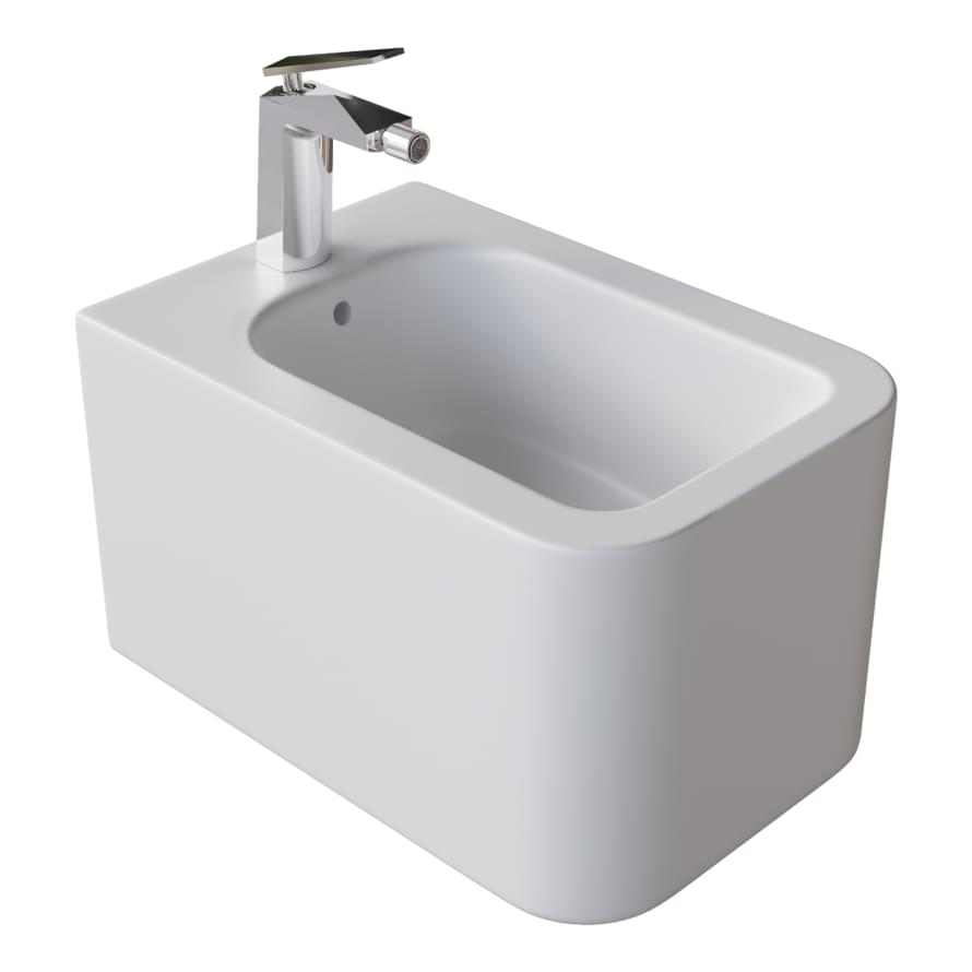 Плитка Boheme Mane Биде MANE подвесное белый матовый  поверхность матовая