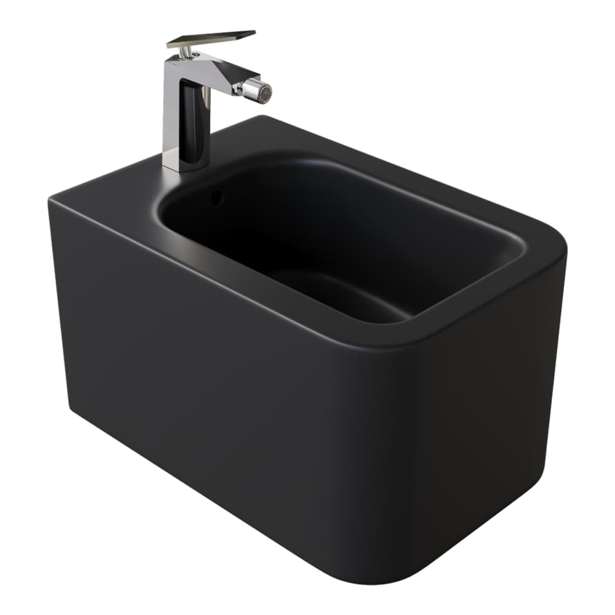 Плитка Boheme Mane Биде MANE подвесное черный матовый  поверхность матовая