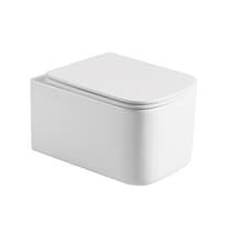 Плитка Boheme Mane Унитаз MANE подвесной c сиденьем белый матовый поверхность матовая