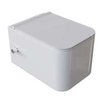 Плитка Boheme Mane Унитаз MANE с функцией биде подвесной c сиденьем белый поверхность глянец