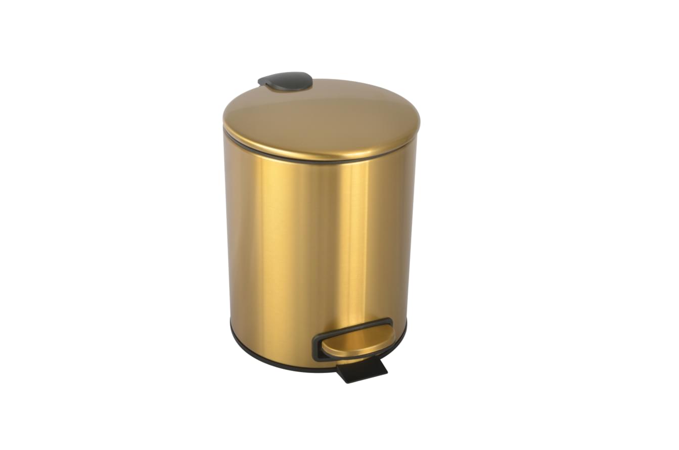 Плитка Boheme Medici Ведро MEDICI для мусора с педалью бронза  поверхность глянец