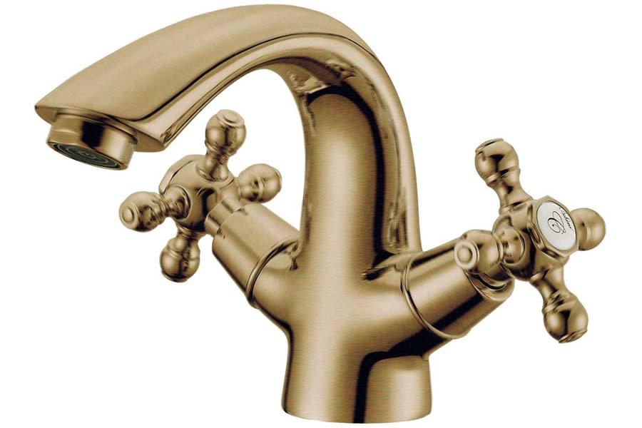 Плитка Boheme Medici Смеситель MEDICI PRESENTE для раковины бронза  поверхность глянец