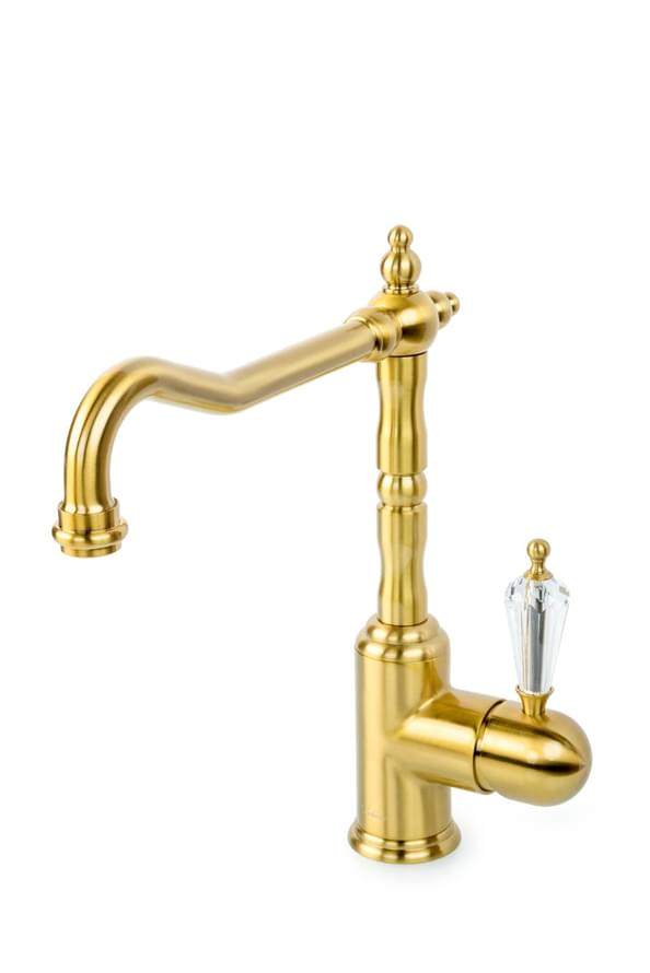 Плитка Boheme Medici Смеситель MEDICI RIPRESA для кухни с ручкой SW бронза  поверхность глянец