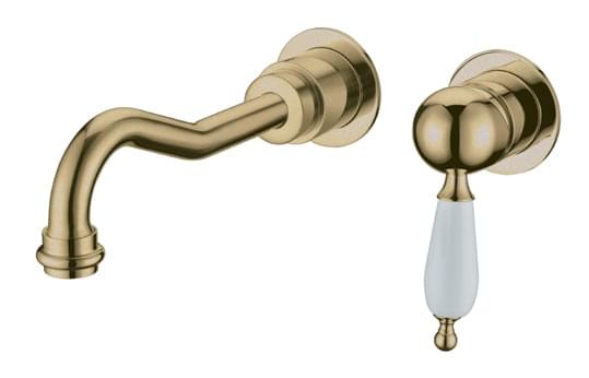 Плитка Boheme Medici Смеситель MEDICI для раковины встроенный бронза  поверхность глянец