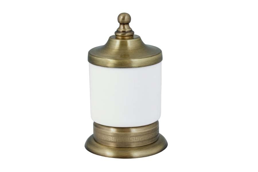 Плитка Boheme Medici Стакан MEDICI для ватных дисков настольный бронза  поверхность глянец