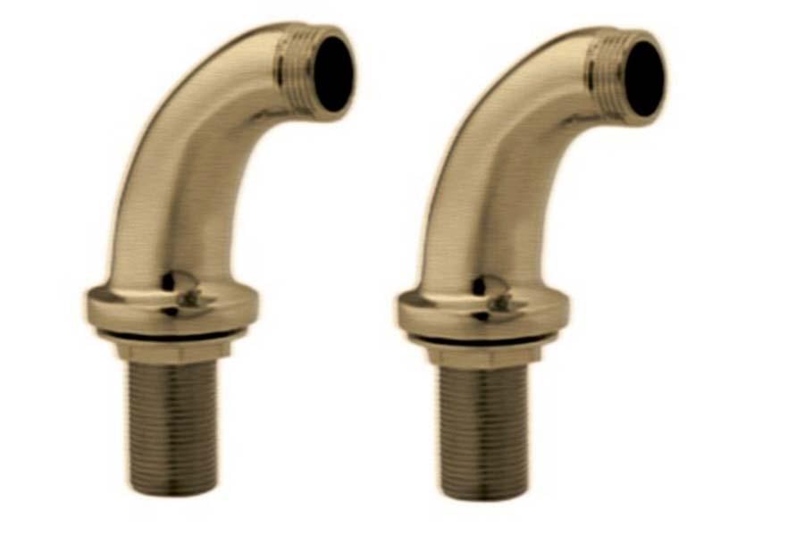 Плитка Boheme Medici Уголки MEDICI для смесителя на борт ванны бронза  поверхность глянец