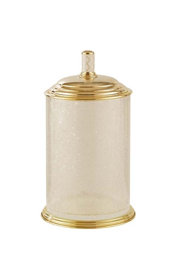 Плитка Boheme Murano Ведро MURANO для мусора золото/прозрачный  поверхность глянец