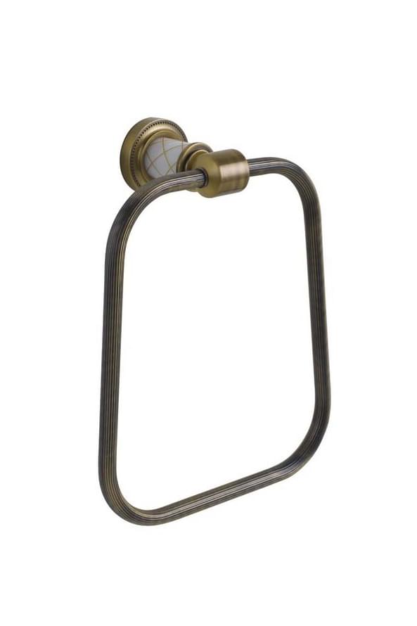 Плитка Boheme Murano Держатель MURANO для полотенца кольцо бронза  поверхность глянец