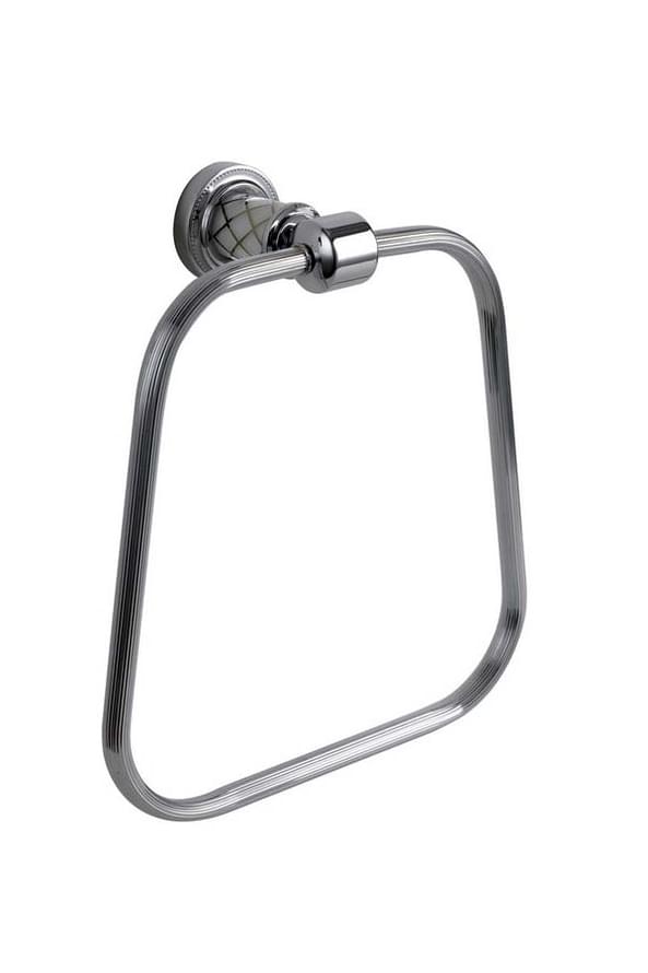 Плитка Boheme Murano Держатель MURANO для полотенца кольцо хром  поверхность глянец