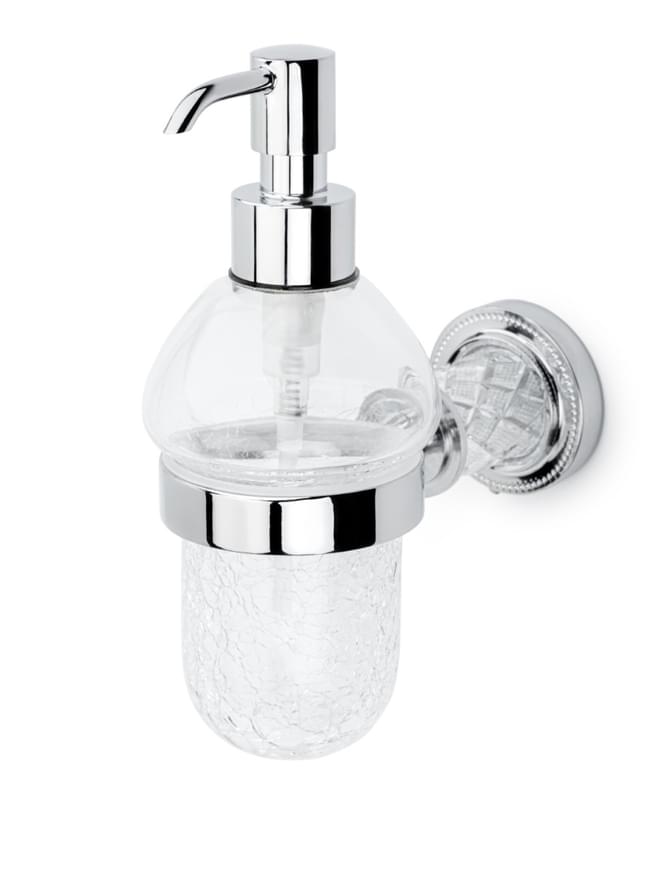 Плитка Boheme Murano Дозатор MURANO CRISTAL для жидкого мыла хром  поверхность глянец
