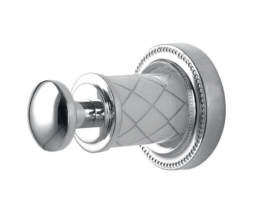 Плитка Boheme Murano Крючок MURANO хром  поверхность глянец