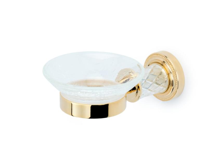 Плитка Boheme Murano Мыльница MURANO CRISTAL золото  поверхность глянец