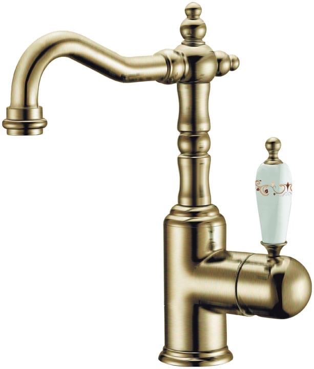 Плитка Boheme Provanse Смеситель PROVANSE для раковины высокий бронза  поверхность глянец