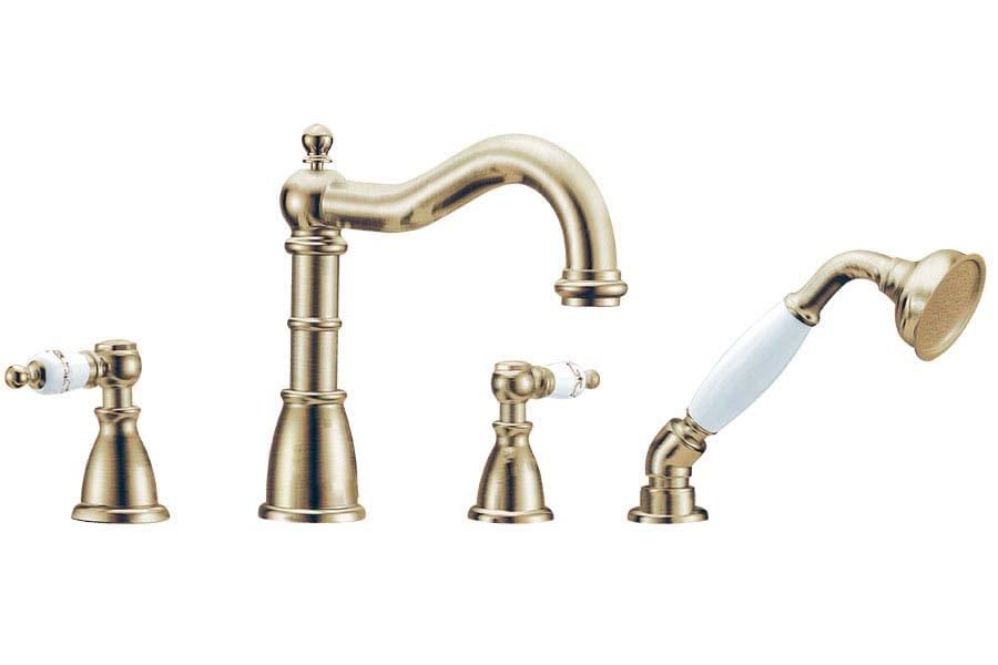 Плитка Boheme Provanse Смеситель PROVANSE на борт ванны бронза  поверхность глянец