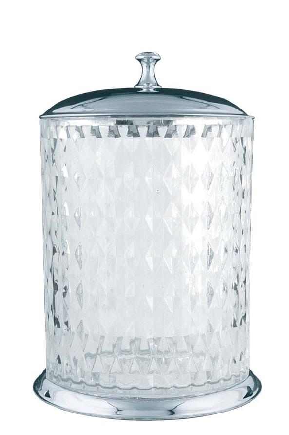 Плитка Boheme Puro Ведро PURO для мусора хром  поверхность глянец