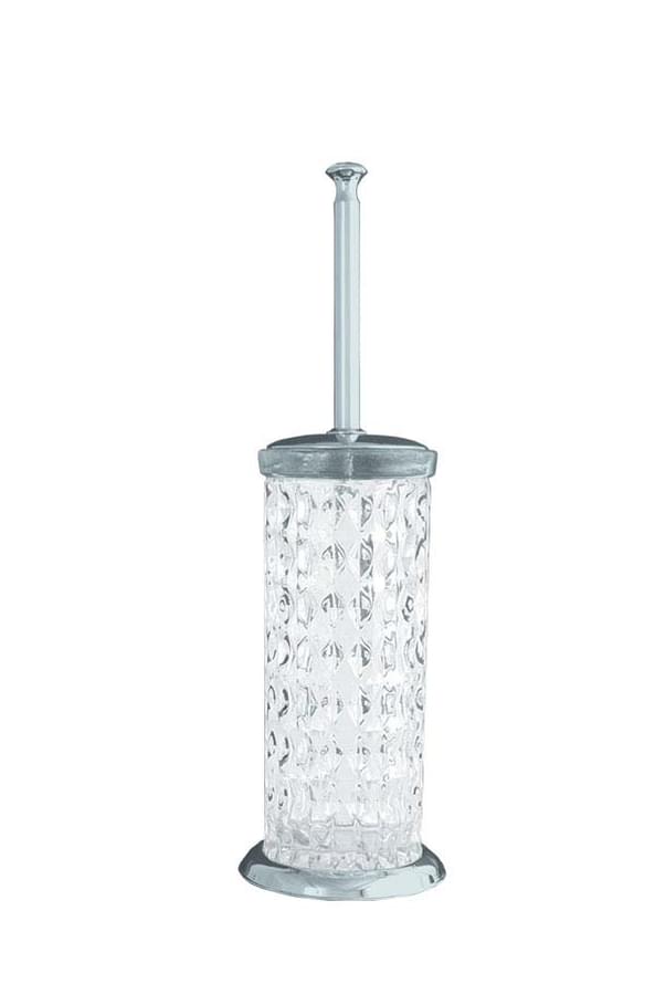 Плитка Boheme Puro Ершик PURO напольный хром/прозрачный  поверхность глянец