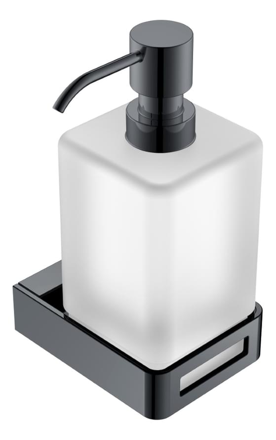 Плитка Boheme Q Дозатор Q для жидкого мыла оружейная сталь  поверхность глянец