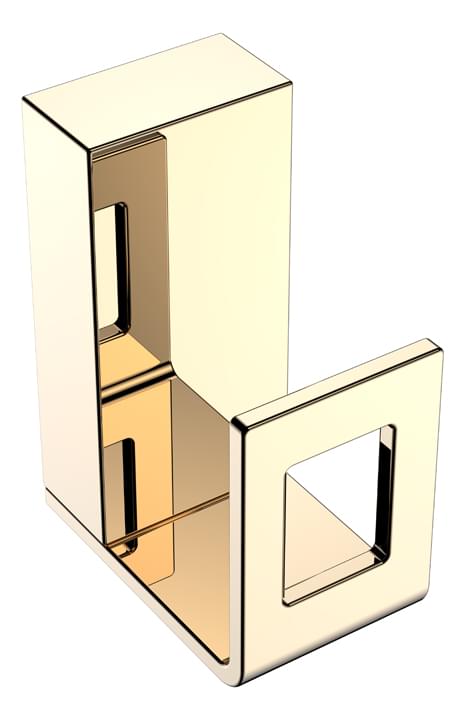 Плитка Boheme Q Крючок Q золото  поверхность глянец