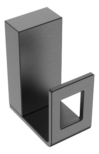 Плитка Boheme Q Крючок Q оружейная сталь брашированная  поверхность брашированная