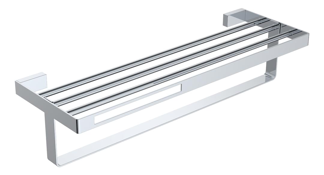 Плитка Boheme Q Полка Q для полотенец хром  поверхность глянец