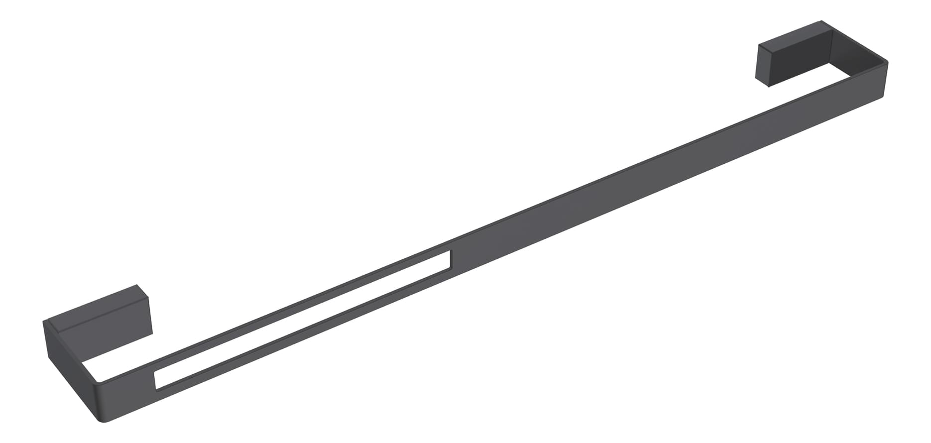 Плитка Boheme Q Полотенцедержатель Q 60см черный матовый  поверхность матовая