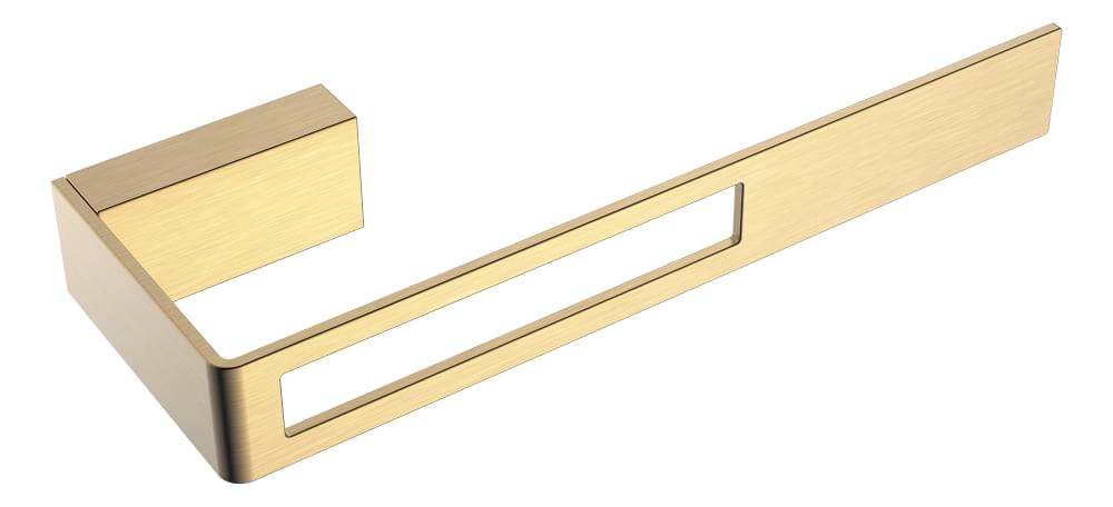 Плитка Boheme Q Полотенцедержатель Q золото брашированное  поверхность брашированная