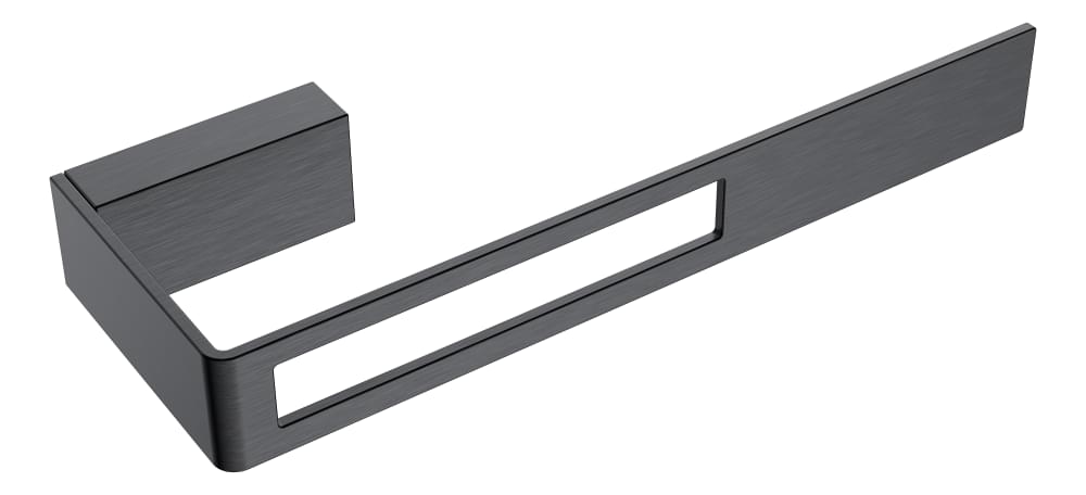 Плитка Boheme Q Полотенцедержатель Q оружейная сталь брашированная  поверхность брашированная