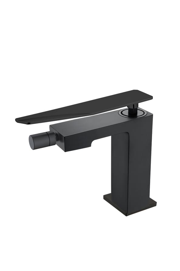 Плитка Boheme Q Смеситель Q 2 для биде черный матовый  поверхность матовая